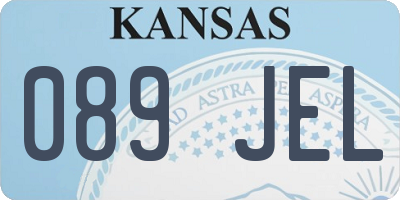 KS license plate 089JEL