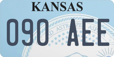KS license plate 090AEE