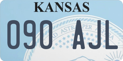 KS license plate 090AJL