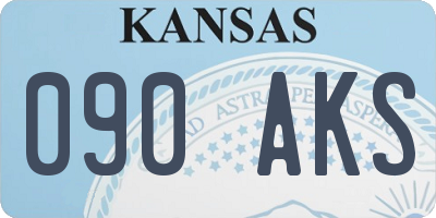 KS license plate 090AKS