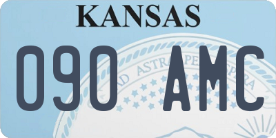KS license plate 090AMC