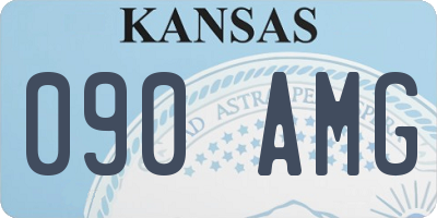 KS license plate 090AMG