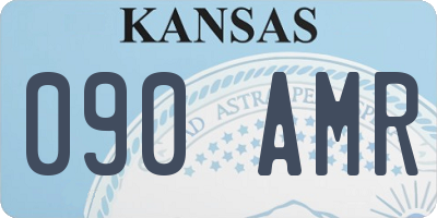 KS license plate 090AMR