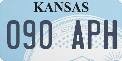 KS license plate 090APH