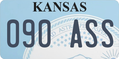 KS license plate 090ASS