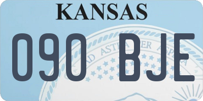 KS license plate 090BJE