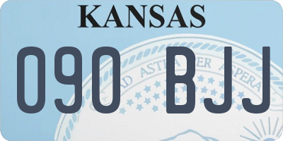 KS license plate 090BJJ