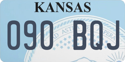 KS license plate 090BQJ