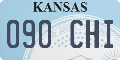 KS license plate 090CHI