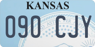 KS license plate 090CJY