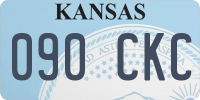 KS license plate 090CKC
