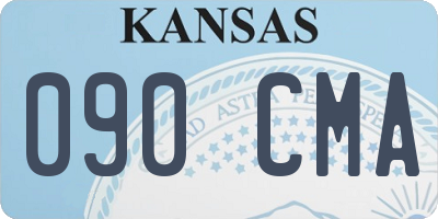 KS license plate 090CMA