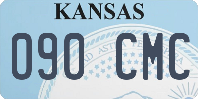 KS license plate 090CMC