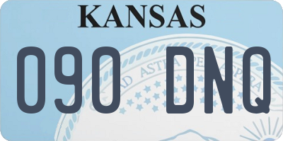 KS license plate 090DNQ