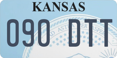 KS license plate 090DTT