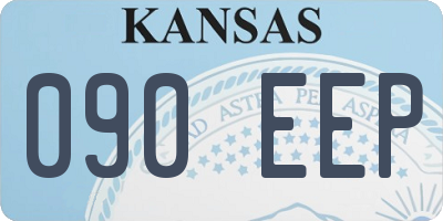 KS license plate 090EEP
