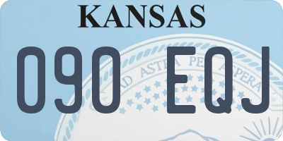 KS license plate 090EQJ