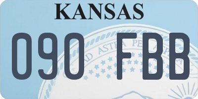 KS license plate 090FBB