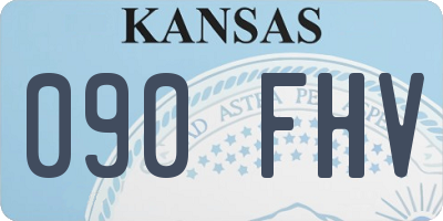 KS license plate 090FHV