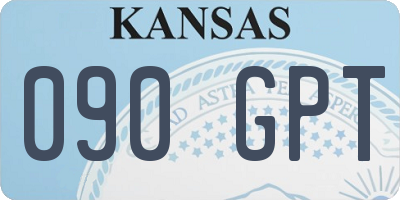 KS license plate 090GPT
