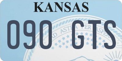 KS license plate 090GTS