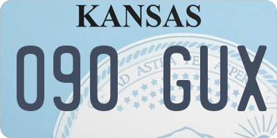 KS license plate 090GUX