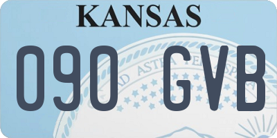 KS license plate 090GVB