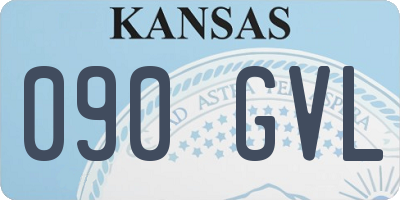 KS license plate 090GVL