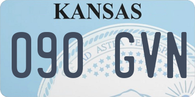 KS license plate 090GVN