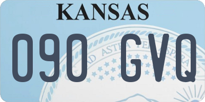 KS license plate 090GVQ