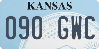 KS license plate 090GWC