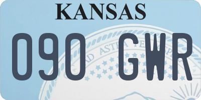 KS license plate 090GWR