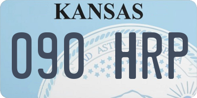 KS license plate 090HRP