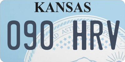 KS license plate 090HRV
