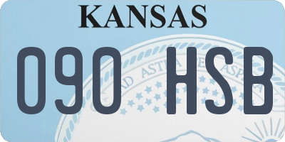 KS license plate 090HSB