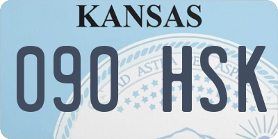 KS license plate 090HSK