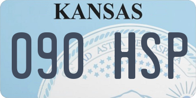 KS license plate 090HSP