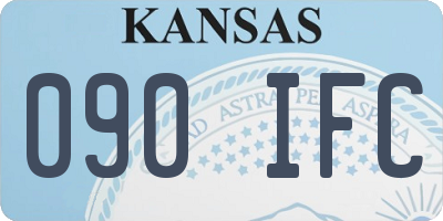 KS license plate 090IFC
