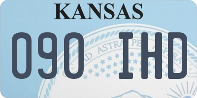 KS license plate 090IHD