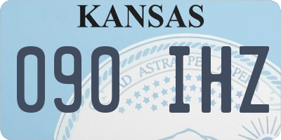 KS license plate 090IHZ