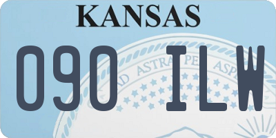 KS license plate 090ILW