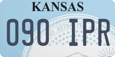 KS license plate 090IPR