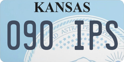 KS license plate 090IPS
