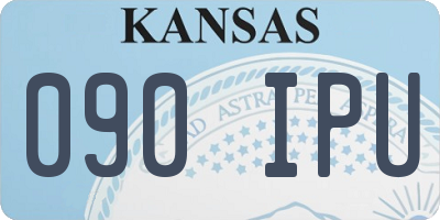 KS license plate 090IPU