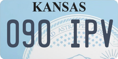 KS license plate 090IPV