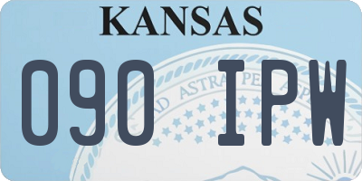 KS license plate 090IPW