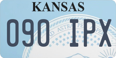 KS license plate 090IPX
