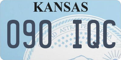 KS license plate 090IQC