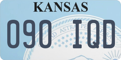 KS license plate 090IQD
