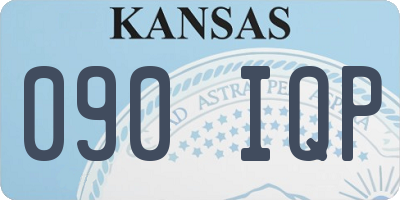 KS license plate 090IQP